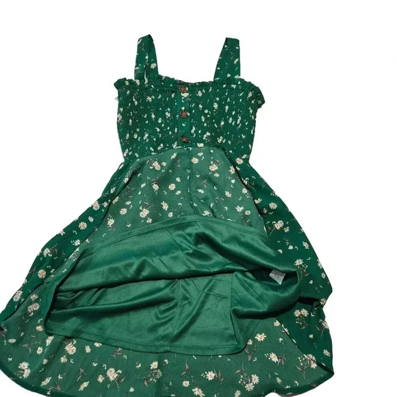 Floral Smocked Sundress with Button Details - Picture 8 of 13